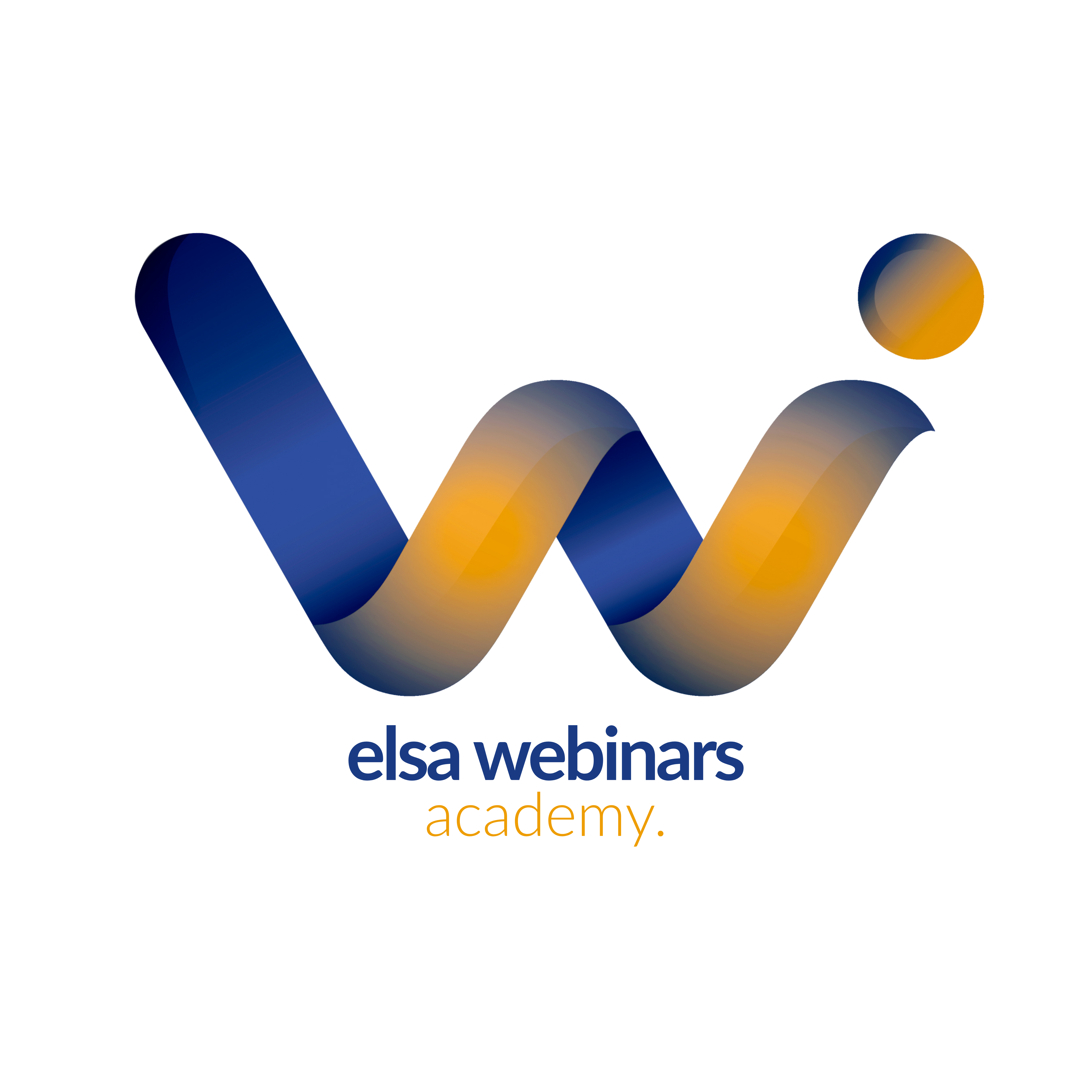 The image is the Winter ELSA Law Schools logo, which is a circle comprised of several layers of colour. Most of the colours are cool (blue, beize, grey) to create a connection with a winter scenery.